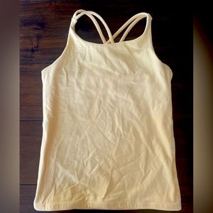 Athlete Girls Yellow Tank